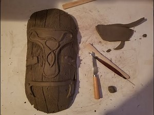 Ceramic Creating a Tiki Mask with Paper Mold