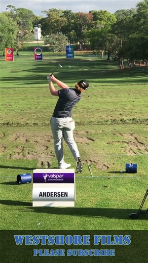 Mason Andersen golf swing at the Valspar driving range '25 #shorts #golf #golfcourse