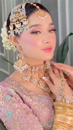 Soft Glam Bridal Makeup Tutorial 💕 | Pink Wedding Look | Step by Step #makeup #makeuptutorial