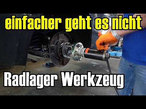 Replacing wheel bearings is easy