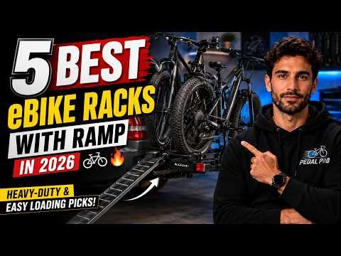 5 BEST eBike Racks With Ramp in 2026 🚴‍♂️🔥 (Heavy-Duty & Easy Loading Picks!)