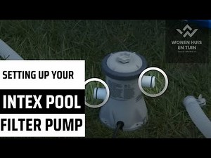 How to setup your Intex filterpomp 1250 330GPH FILTER PUMP - Beginners Guide