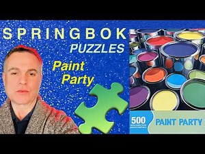 Springbok Puzzles "Paint Party" & Book Chat