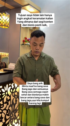 Permintaan Maaf untuk Kesuksesan Bisnis Motor