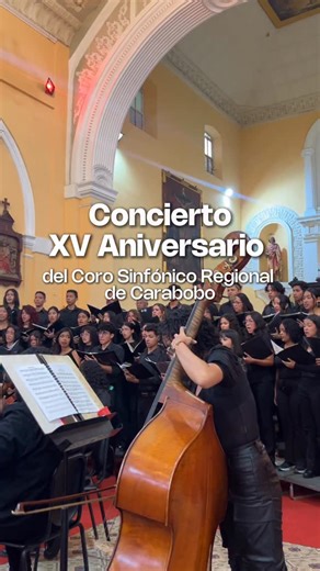 El Sistema Carabobo on Instagram: "🎶✨ XV Aniversario del Coro Sinfónico Regional de Carabobo Quince años elevando la voz, y llevando la música sinfónica a nuevos horizontes. Este extracto de la obra Magnificat de Antonio Vivaldi,nos acompaña en la celebración de una agrupación que ha construido identidad, disciplina y compromiso musical a lo largo del tiempo. Bajo la dirección de Miguel Carrizalez, celebramos una historia hecha de trabajo constante, vocación y amor por la música."