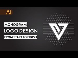 Monogram Logo Design From Start to Finish - Illustrator Tutorial