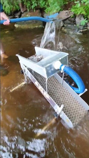 Gold Sluice. Fun outdoor activities in nature.
