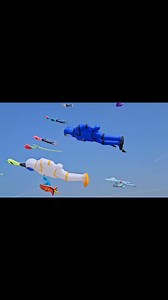 Day 1 of the Hsinchu International Kite Festival, with a real space theme going on. | Peter Lynn Kites