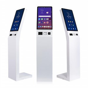 [Hot Item] 15.6 21.5 Inch Ticket Payment Queue Kiosk Self Service Order Machines