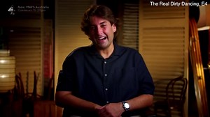 Unlikely duo of Arg and Anthea Turner get frisky during Dirty Dancing routine