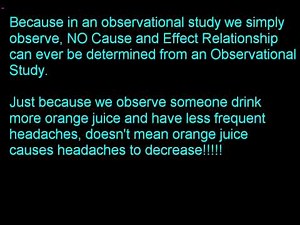 AP Statistics: Observational Studies
