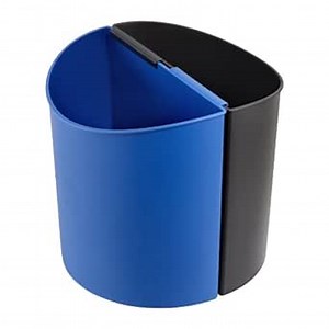 Alpine Indoor Recycling Bin -Commercial Trash Can Recycling Station Combo, Customizable 3 Compartment Metal, Large, Black, Blue, Green Recycle Trash Cans with Lids & Stickers for Office, Mall, Airport: Amazon.com: Industrial & Scientific