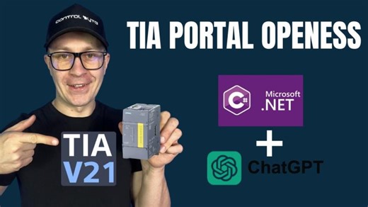 TIA Portal Openness API | Automatically generate code for Siemens PLC with chat GPT | Matt Kurantowicz