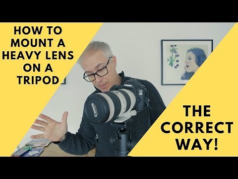 Mounting Large Lenses To A Tripod