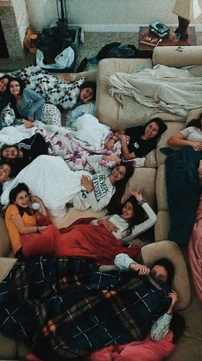 GirlyGram on Instagram: "Who says pajama parties are just for kids? 🧸 Grab your comfiest PJs and your besties, because it's time for a grown-up slumber party! 🎉 Leave the stress of adulthood behind and let loose with your favorite snacks, movies, and of course, endless laughter. 💤 Who's ready for a night of pure fun and relaxation? 😍 . . . . . . . . . #PajamaPartyGoals #AdultingCanWait #BestFriendsForever"