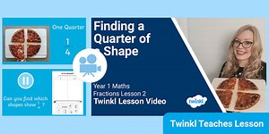 Year 1 (Ages 5-6) Fractions Video Lesson 2