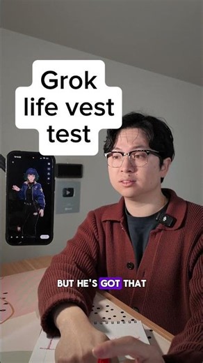 Grok life vest test 🦺 (2/4)