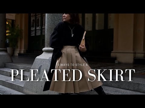 9 Ways to Style a Pleated Midi Skirt | Outfit Ideas For Different Styles