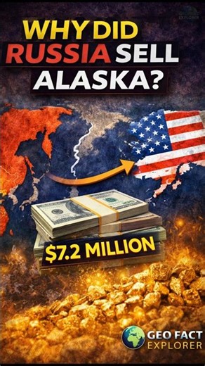Why Russia Sold Alaska to the US? Explained #facts #geography #shorts