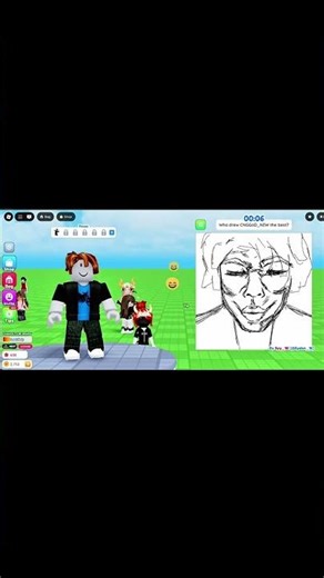 Roblox - Draw me #roblox #art #shorts #memes