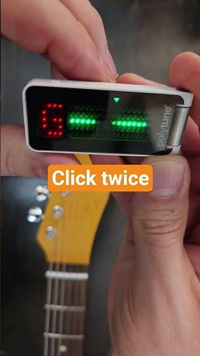 Polytune Tuner Strobe Mode #guitar