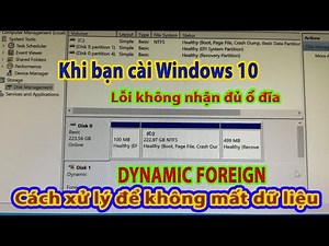 How to Fix Dynamic Foreign Disk in Windows 10 | Import Foreign Disk & Format HDD / SSD