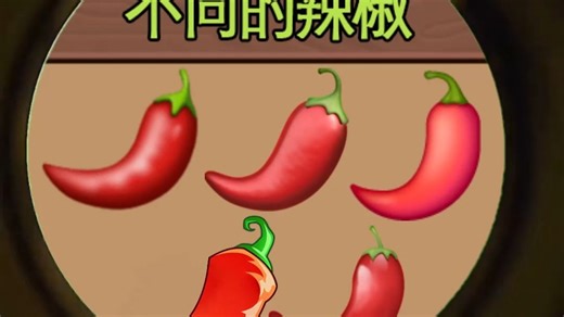 不同的辣椒