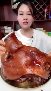21 reactions | Eating Pig head and noodle with rice show very delicious food eating yummy .mp4 | My ASMR | Facebook