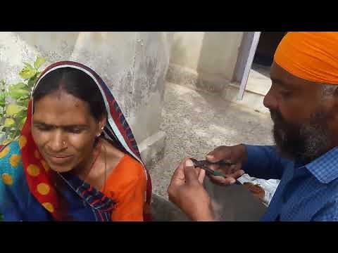 Ear Piercing in India : Look At The Tools He Used On Woman HD Video