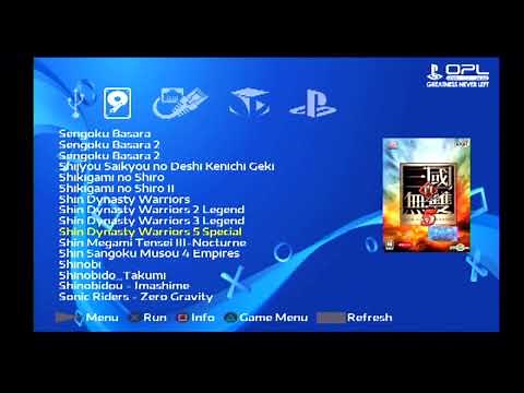 PS2 OPL with new themes