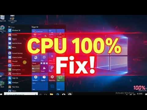 How to fix 100% CPU usage and apps opening by themselves in Windows 10