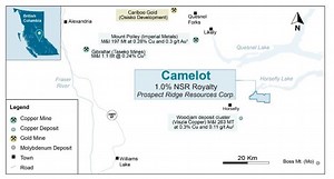 Orogen Royalties Creates a Royalty on the Camelot Copper-Gold Project