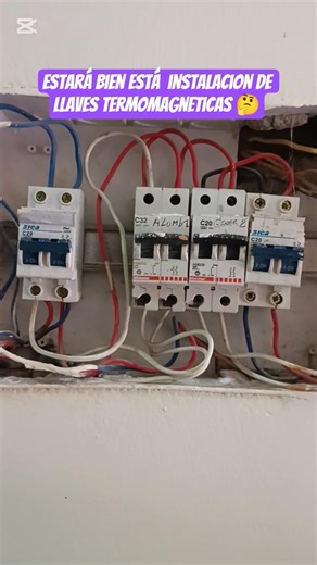 Cómo instalar 1 llave termomagnetica#viral #shorts