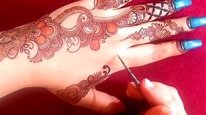 Step by step Back Hand Mehndi Design | Mhndi art by saba atif