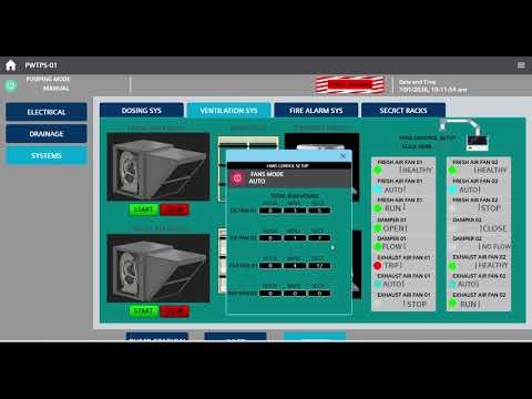 Exhaust and Fresh Air Fans | Live Changeover Testing #siemens#scada#testing 
