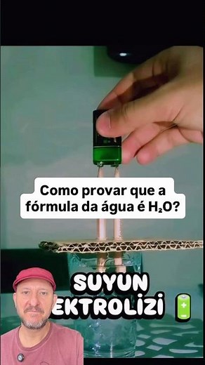 How do you prove that water is H2O?
