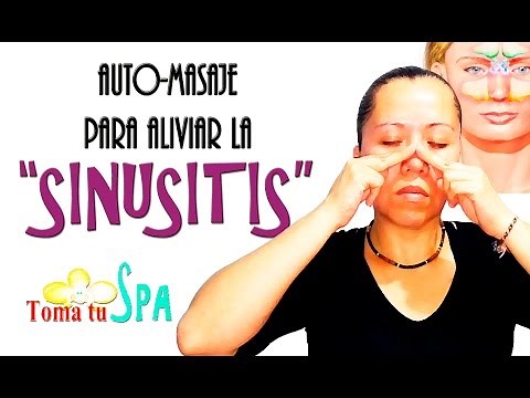 Auto-masaje para aliviar la "SINUSITIS"/Relieve sinus self-massage