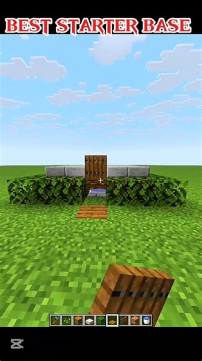 BEST BASE FOR STARTERS IN MINECRAFT MINECRAFT BASE #minecraft