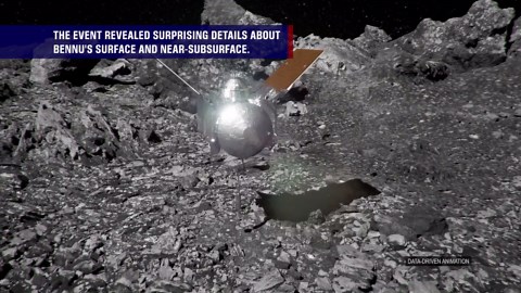 How Deep Did OSIRIS-REx Spacecraft's Arm 'Plunge' Into Asteroid Bennu?