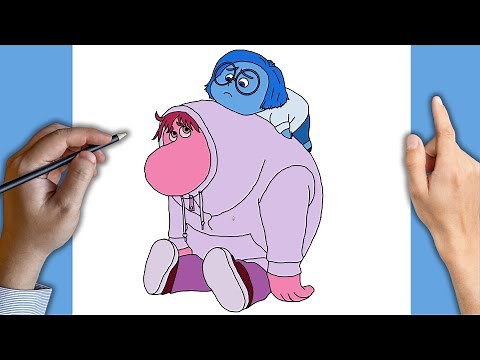 Como Dibujar Verguenza y Tristeza | Intensamente 2 | Paso a Paso
