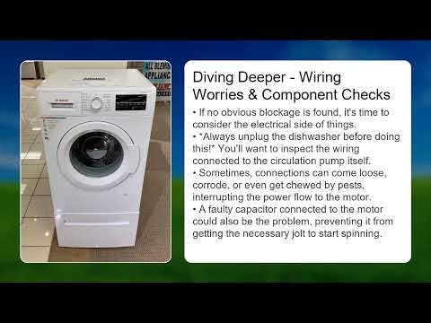 Bosch Dishwasher Error Code E03 – Motor Fault Fix