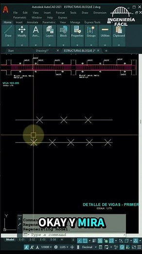 Splitting lines in AutoCAD #luiscardenas #easyengineering #architecture #engineering #autocad