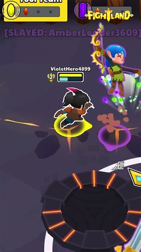 Strike your enemies down with Darkwing! #shorts #fightlandgame #NinjaKiwi #bigteambattle #fight