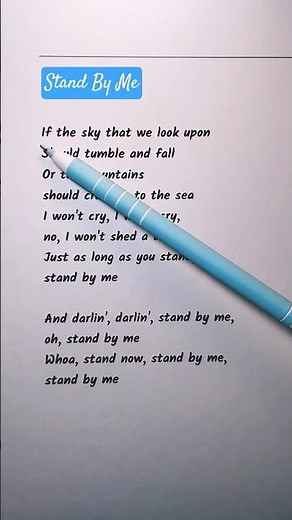 Sing Along & Learn English 🎤 | Stand By Me – Classic Karaoke with Lyrics