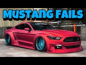 EPIC MUSTANG FAILS COMPILATION 2024 *NEW 2025 MUSTANG* (CRASH) | Majestic Motors
