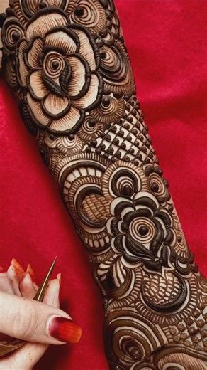 Very Simple Arabic Mehndi Design #shortvideo #shortsyoutube #shortsfeed #shorts