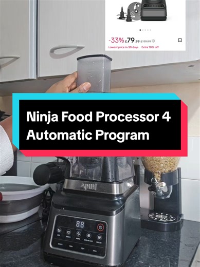 Ninja Food Processor with 4 Automatic Programs