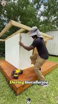 He Built a Luxury Dog House That Looks Like a Mini Mansion#DogHouse#DIYBuild#PetProjectsc