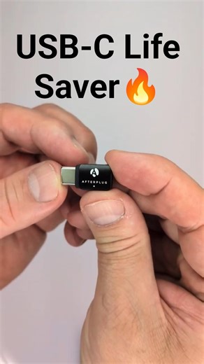 Afterplug USB-C Adapter: Fast Charging & Data Transfer!