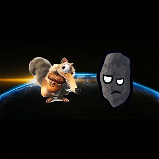 Scrat (ice age) vs club moon (solarballs) yang menang 😳 #youtube #character #vs #iceage #solarballs